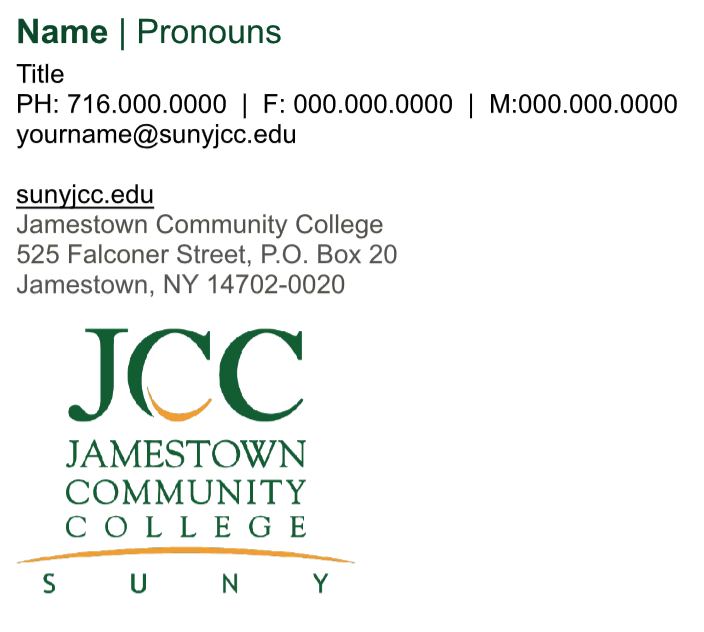 bc体育足球 email signature layout