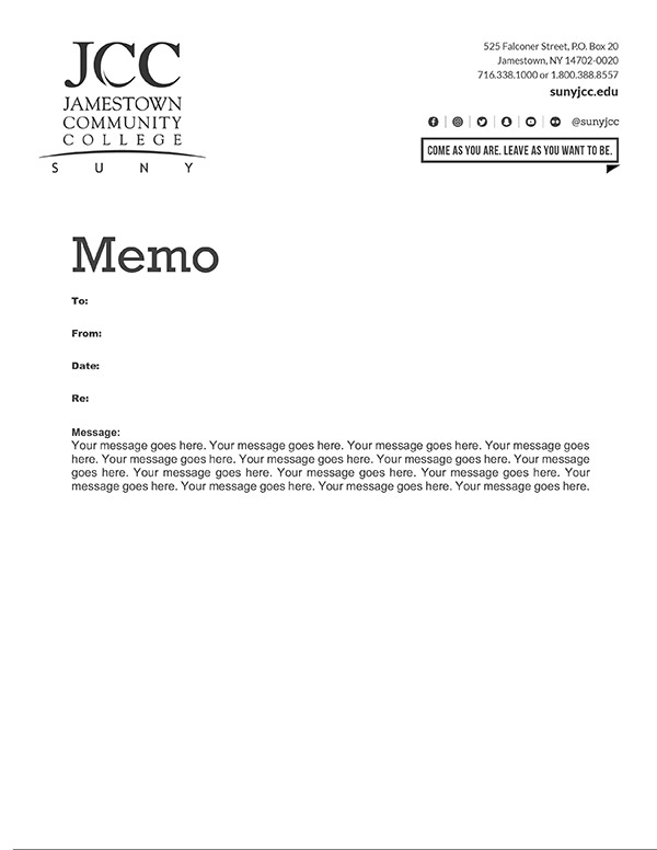 memo template